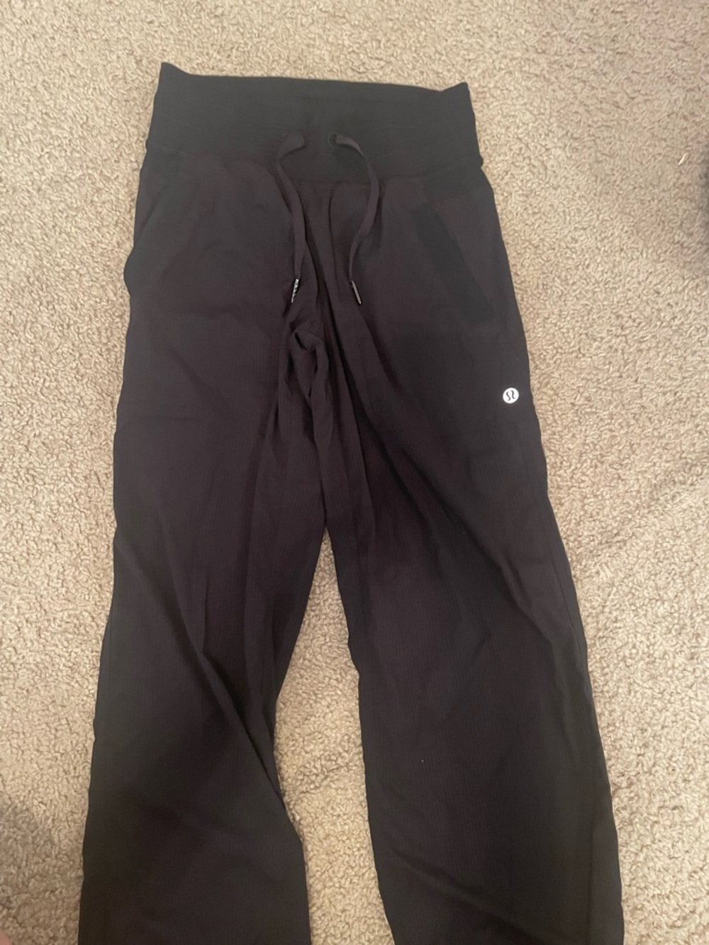 lululemon athletica Black Drawstring dance pants